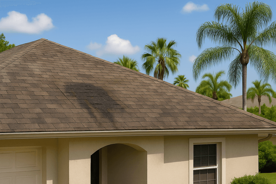 Palm Harbor Valley Leak Repair - Before