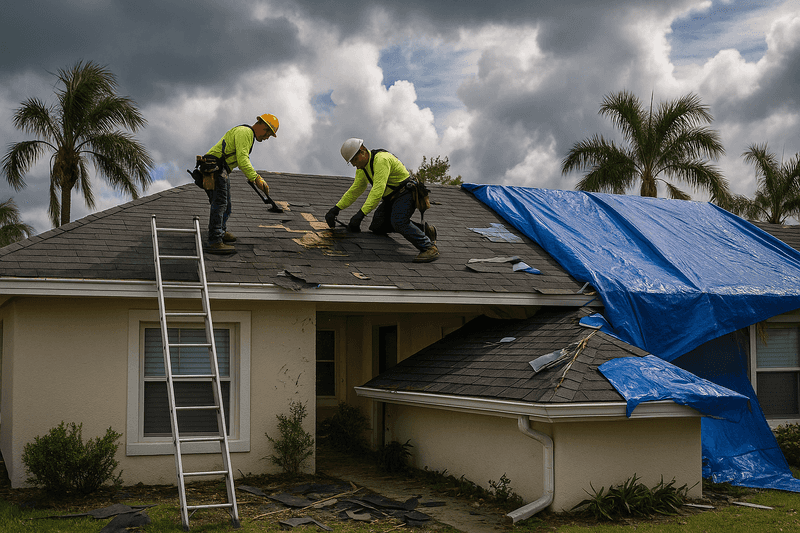 Storm Damage Roof Repair Tampa