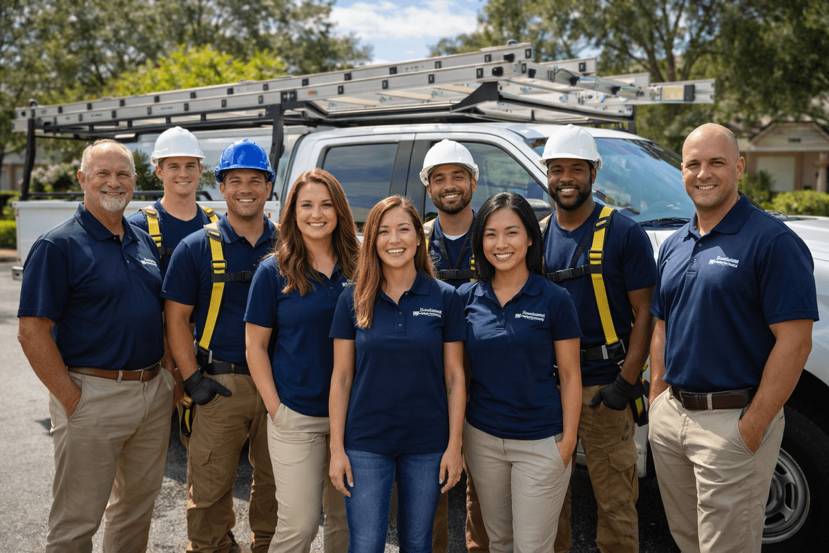 Rain Right Roofing team - Licensed Tampa Bay roofing contractors